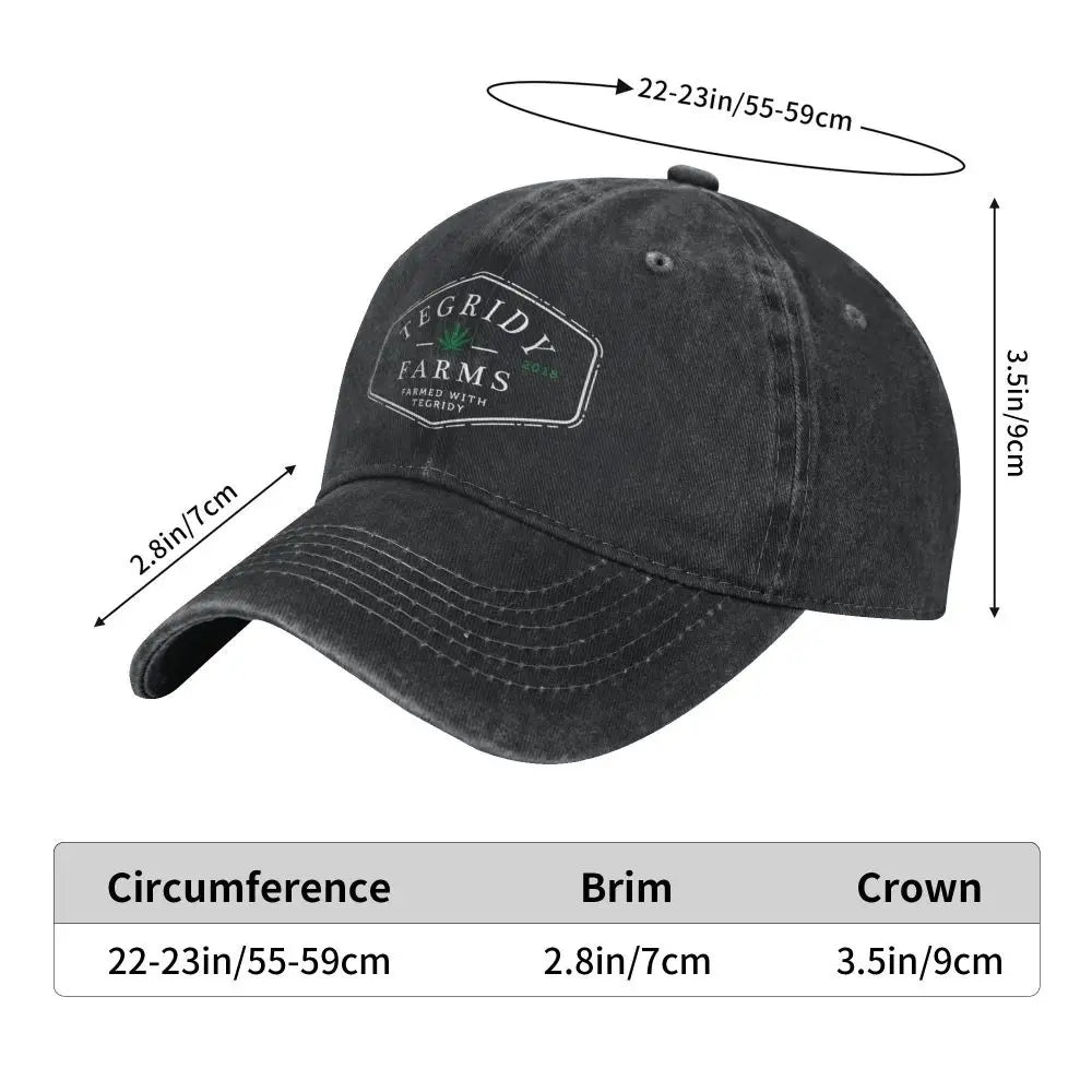 420 Tegridy Farms  baseball hat Farmed With Tegridy