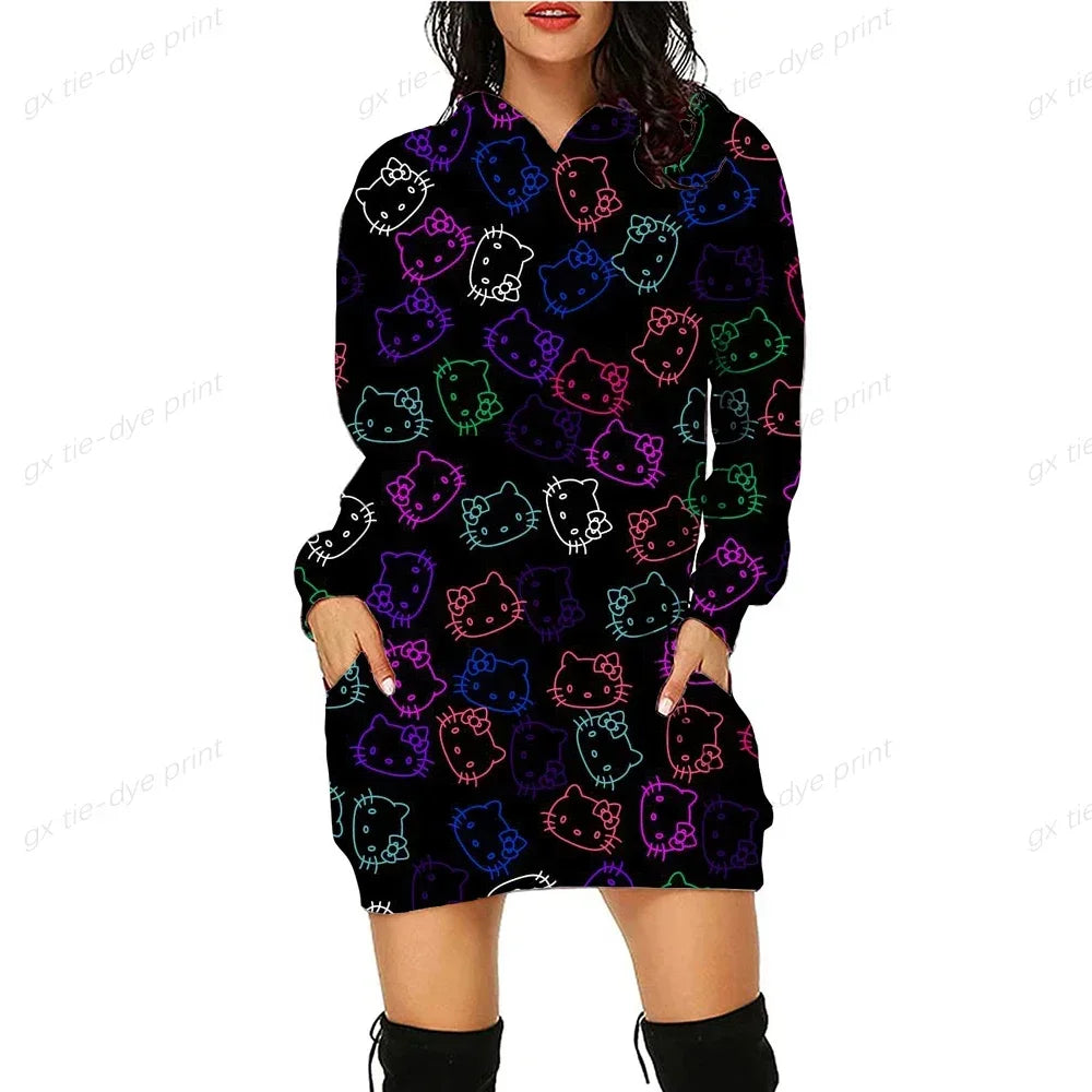Women Hoodie HELLO KITTY Sweatshirt