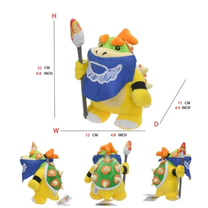 25 Styles Super Mario Bowser Koopa JR Ludwig Roy Morton Anime Figures Gaming Peripherals Soft Stuffed Plush