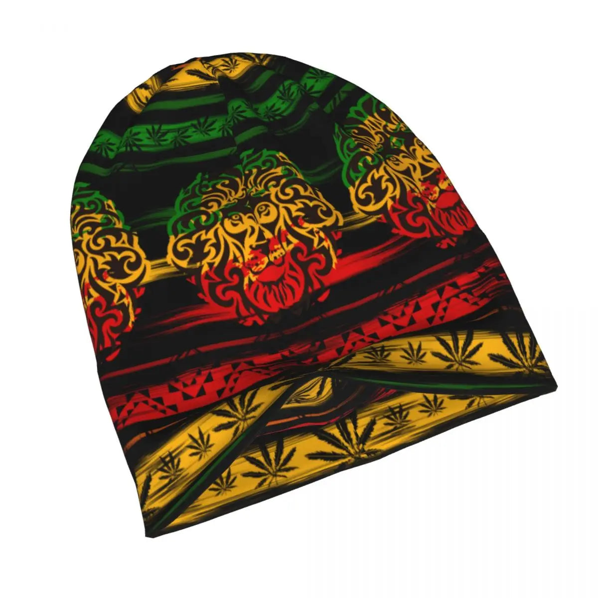 420 Reggae Rasta Lion Cannabis Beanies