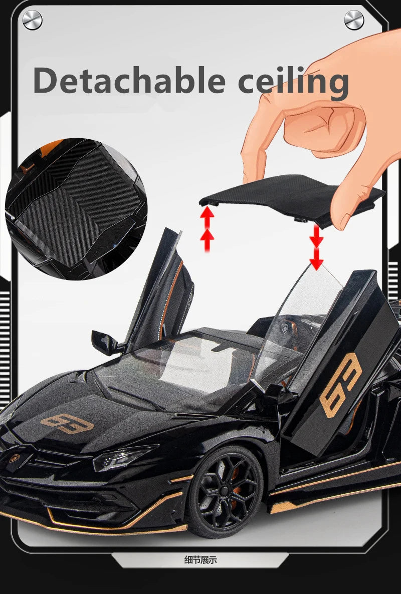 TOY 1/18TH Alloy Racing Car Model Diecasts Metal Toy Sports Car