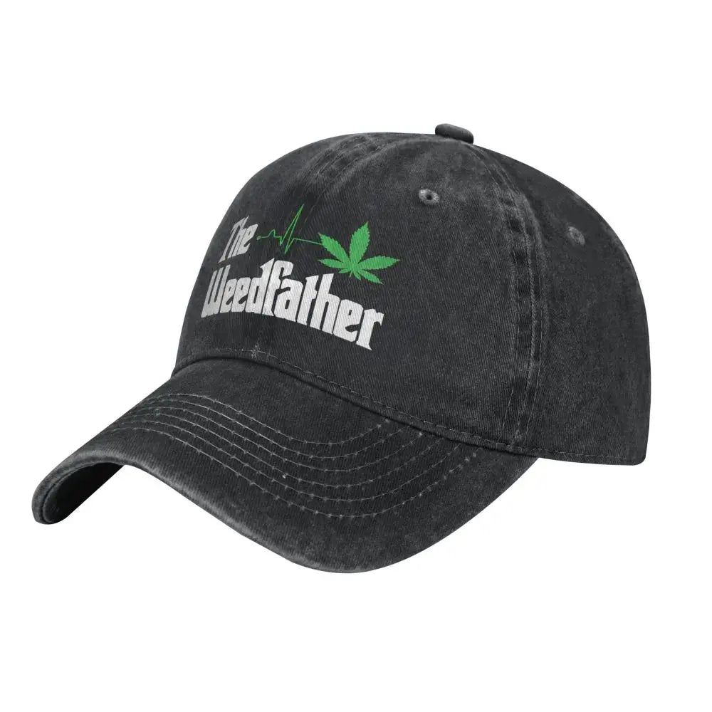 420 Pure Color Dad Hats Cool Art Of In Heartbeat With The Weedfather