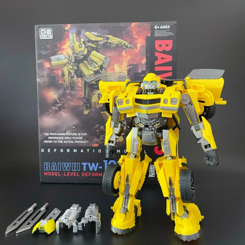 IN STOCK NEW BAIWEI 18CM Cool Transformation Toys Movie Action Figure Anime Robot Car Model KO SS01 T7 TW-1031 Kids Boy TW1032