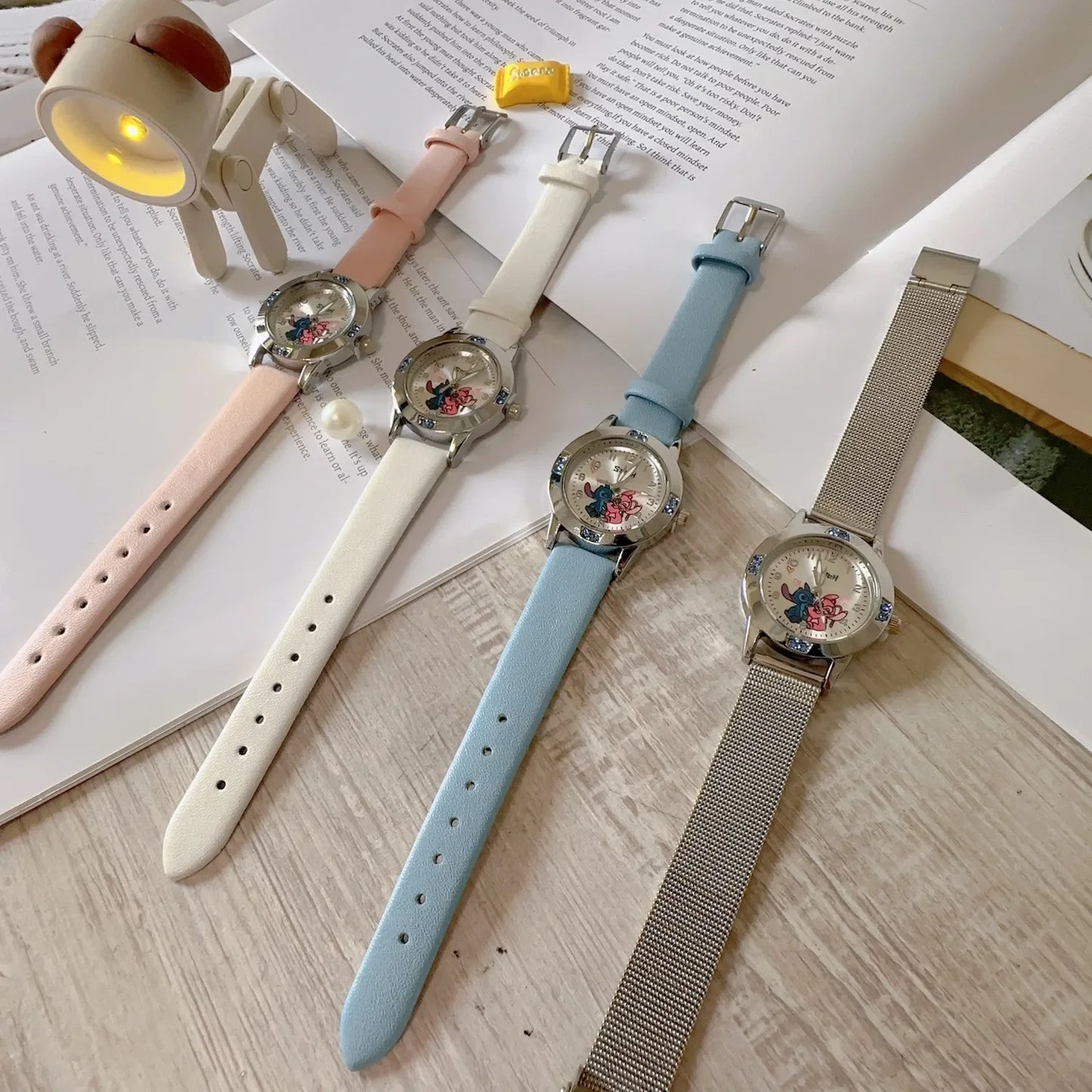 Lilo & Stitch Girl Watches Diamond Quartz Watch