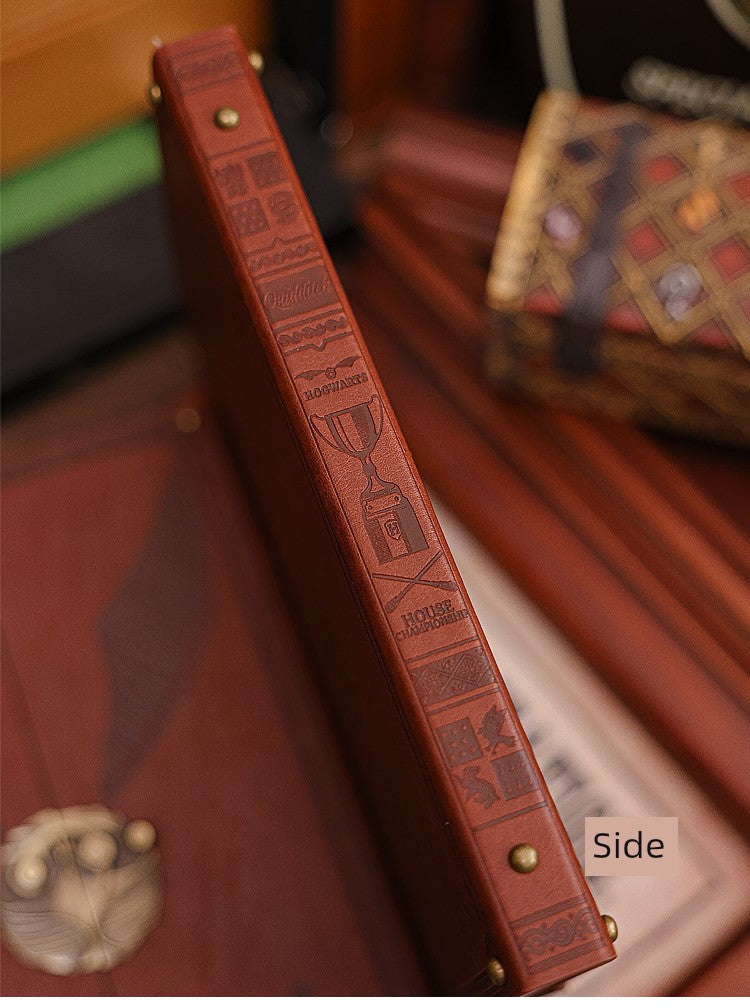 Harry Potter Hard Leather Hinge Thread-Mounted Diary