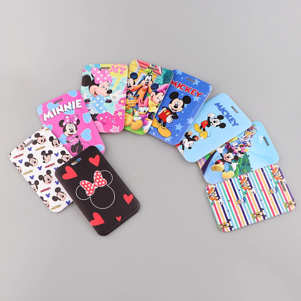 DISNEY Minnie Mouse Keychain Lanyard ID Badge Holder