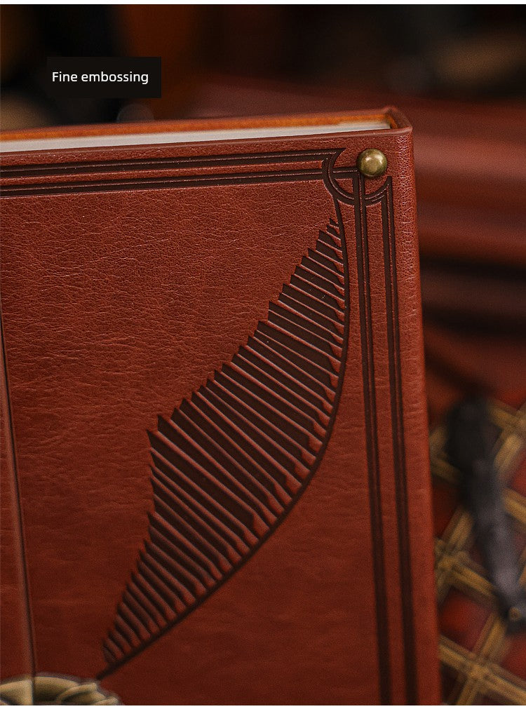 Harry Potter Hard Leather Hinge Thread-Mounted Diary