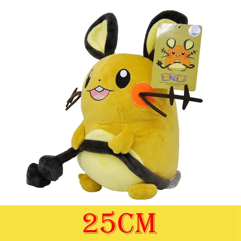 Pokemon Series Gengar Plush Dolls Cute Pikachu Peluche Charmander Squirtle Bulbasaur Eevee Snorlax Stuffed Toys Gifts For Kids