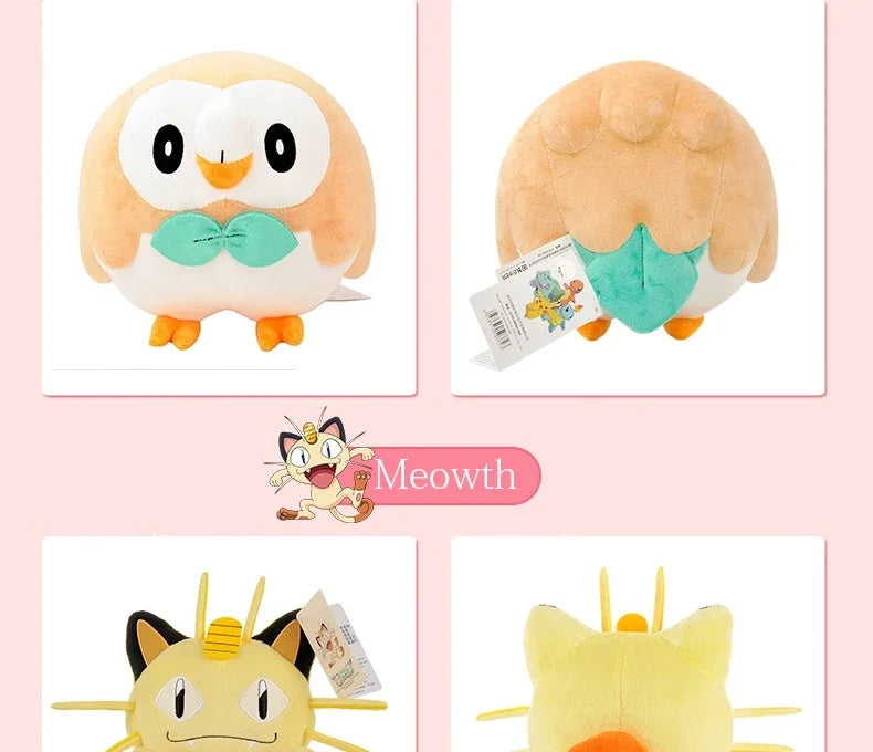 Pokemon Series Gengar Plush Dolls Cute Pikachu Peluche Charmander Squirtle Bulbasaur Eevee Snorlax Stuffed Toys Gifts For Kids