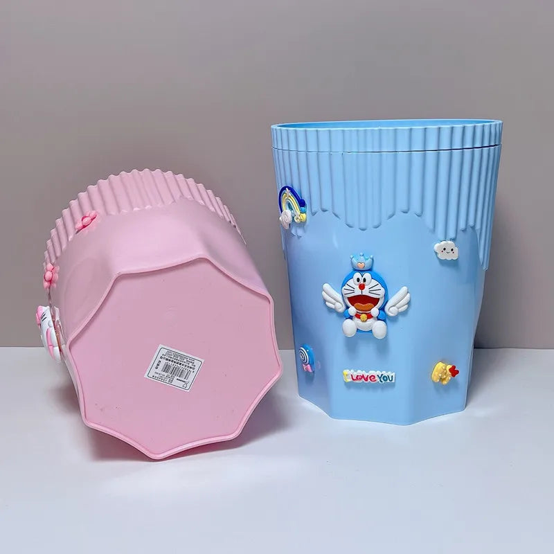 Sanrio Hello Kitty Garbage Wastebasket Plastic