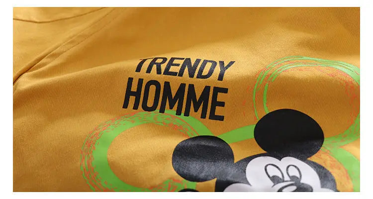 Children's Winter Coat Baby Girl Boy Mickey Mouse Cartoon Jackets 1-6Years Kids Thicken Keep Warm Hooded Outerwear Infant Clothe