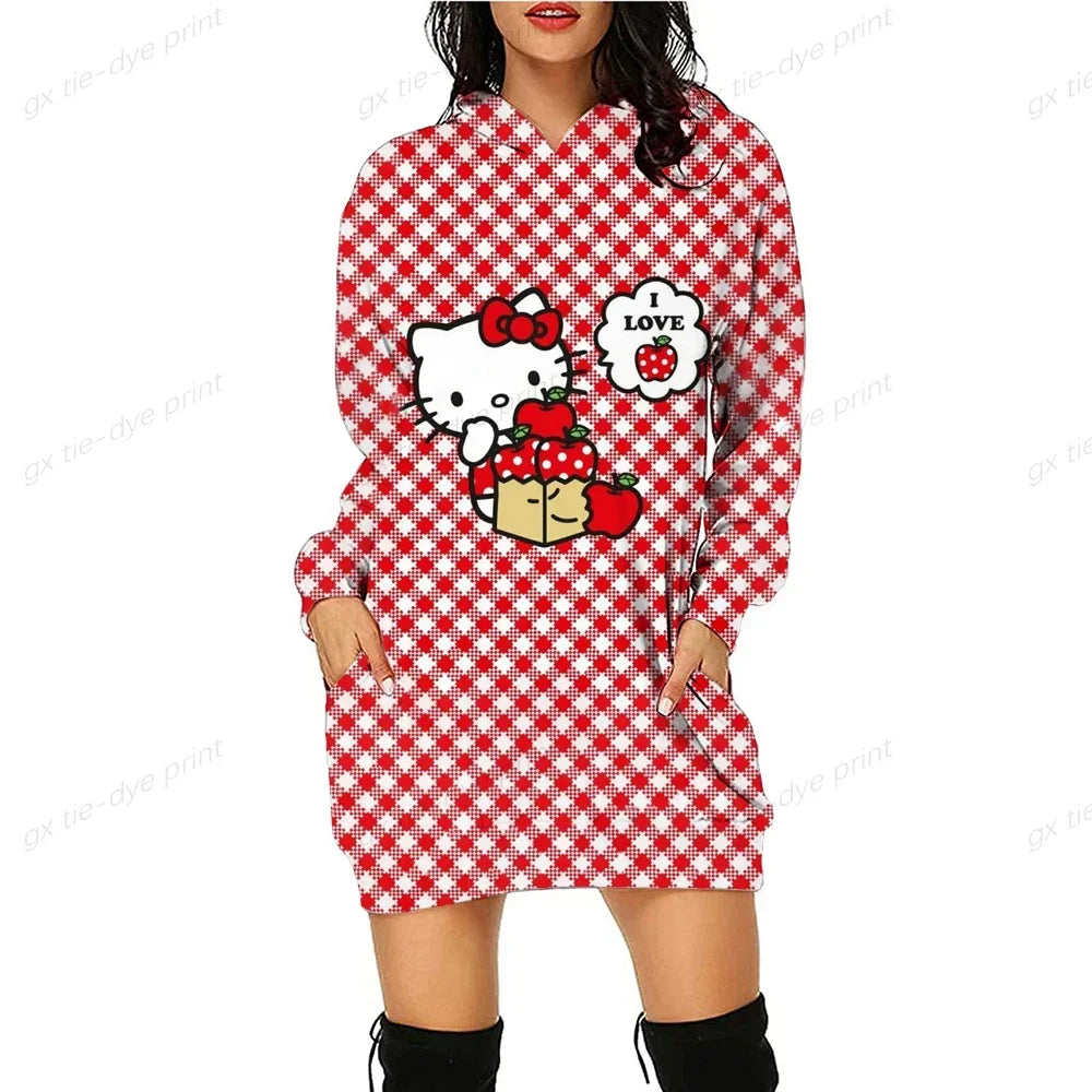 Women Hoodie HELLO KITTY Sweatshirt