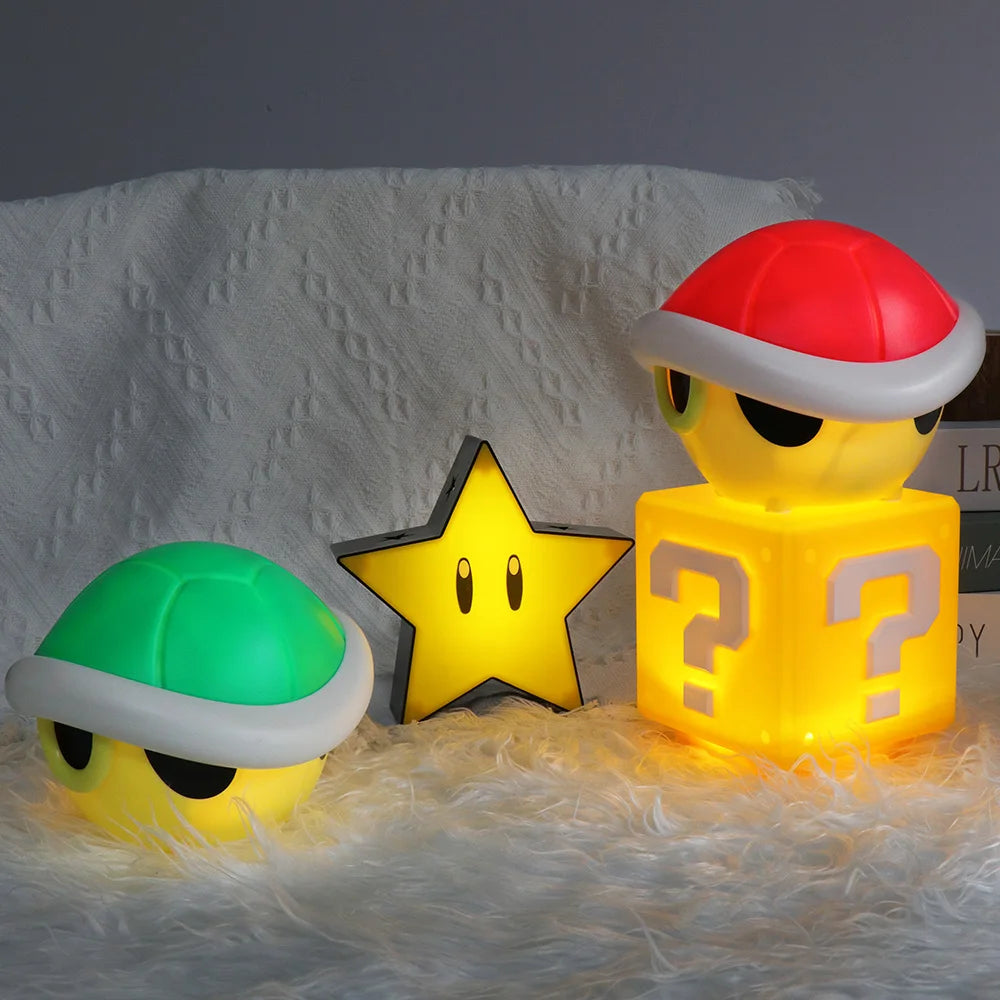6 Styles Super  Mario Bro  Figure Light Lamp