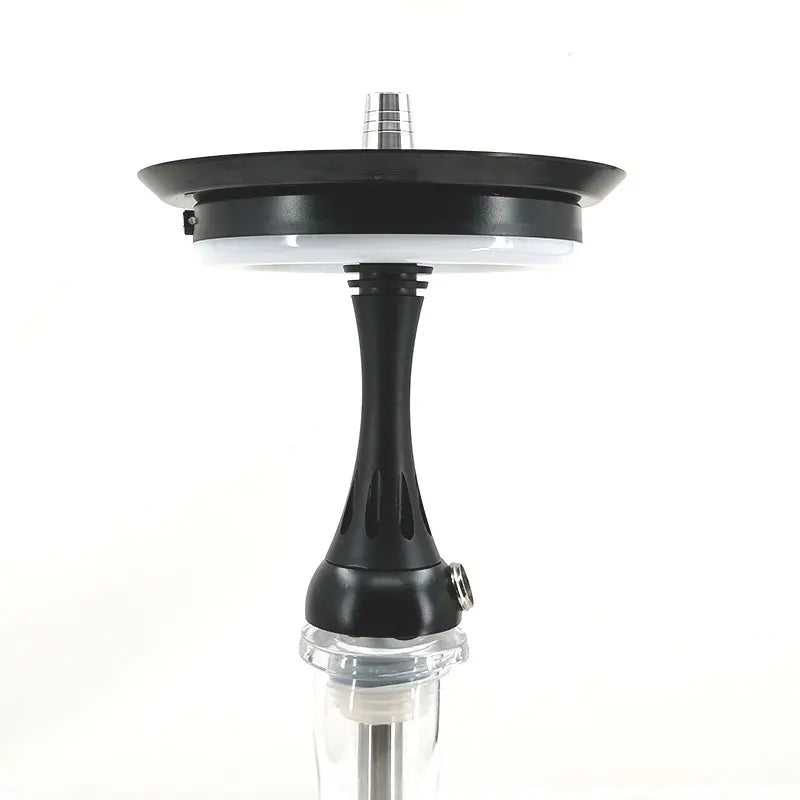 JUSES' SMOKESHOP Newest Wheel Shape Colour LED Hookah Light Display Shisha Ring Light with Remote Control Hookah Accessories