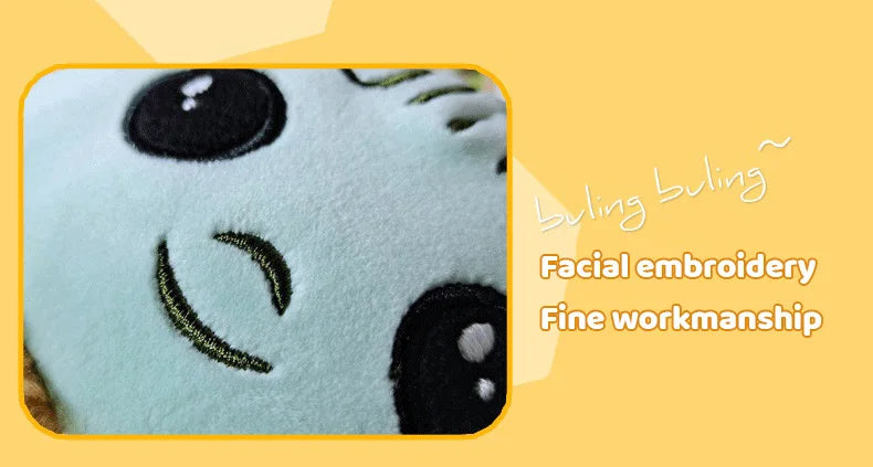 Disney Baby Yoda Stitch Plush Toy Cartoon Double-sided Flip Reversible Stuffed Figure Doll Kawaii Cute Toys Kids Gift