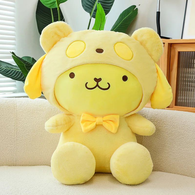 35/45cm Cute Cinnamoroll Toys Pudding Dog Plush Doll Gives Friend and Child Birthday Gift Pillow for Kids