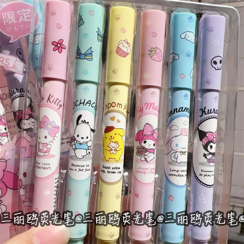 6Pcs/box Hello Kitty Highlighte.r