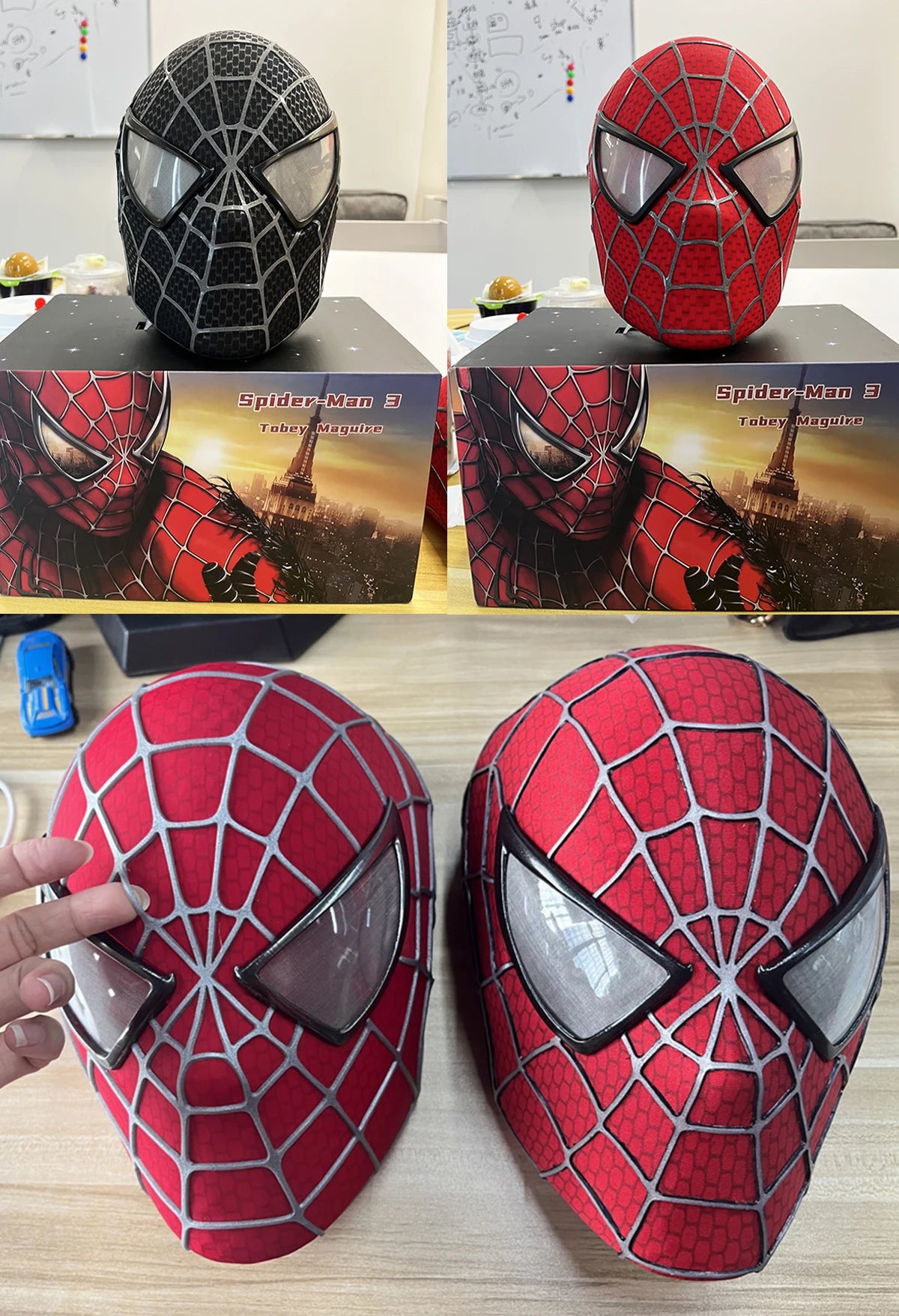 Marvel Toby Spiderman Mask Detachable Lenses 3D Spider-Man