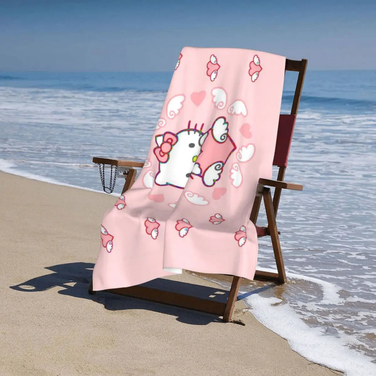 Hello Kitty Cartoon Beach Towel Quick Dry