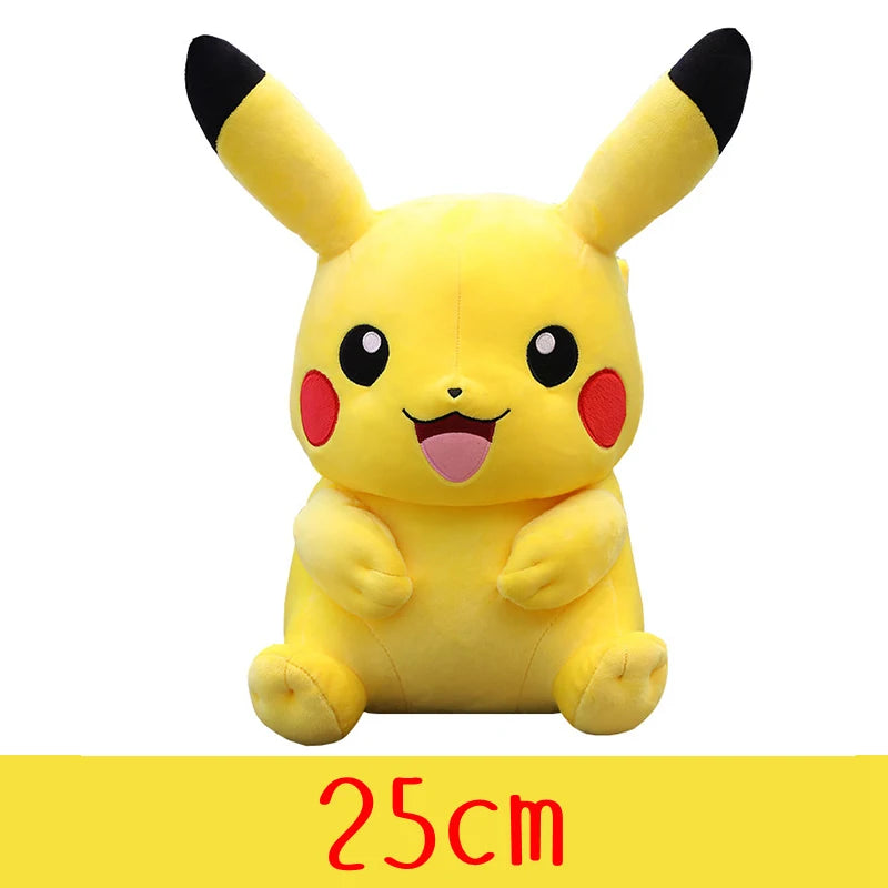 Pokemon Series Gengar Plush Dolls Cute Pikachu Peluche Charmander Squirtle Bulbasaur Eevee Snorlax Stuffed Toys Gifts For Kids