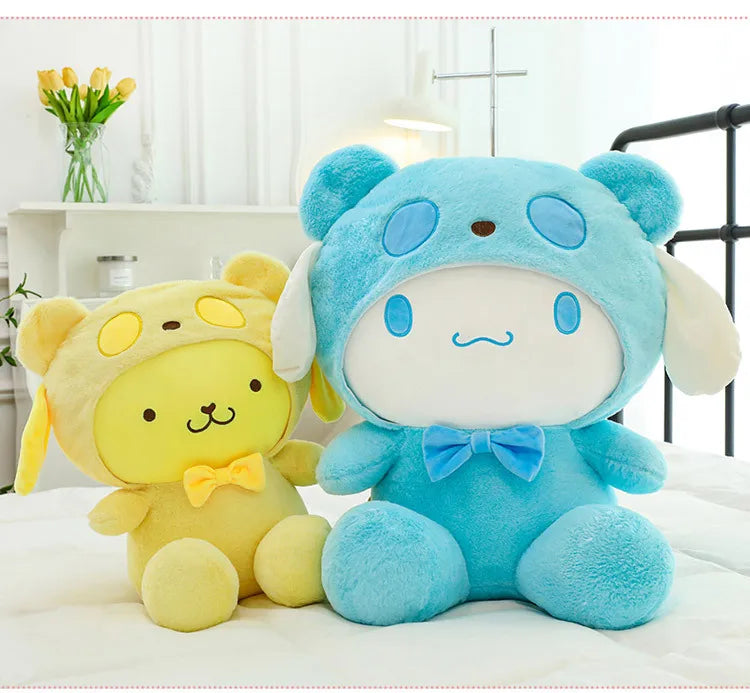 35/45cm Cute Cinnamoroll Toys Pudding Dog Plush Doll Gives Friend and Child Birthday Gift Pillow for Kids