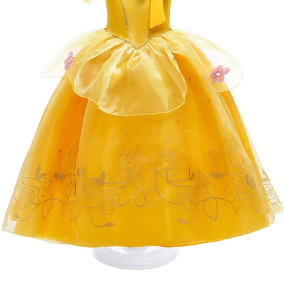 Disney Belle Dress Children Princess Costume