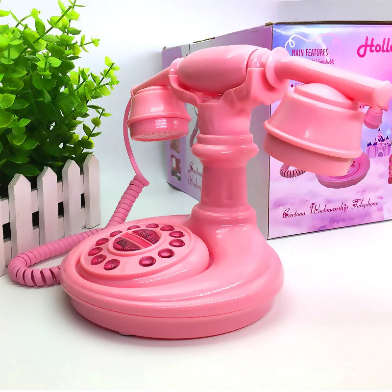 Sanrio HELLO KITTY  Antique Corded Landline Telephone