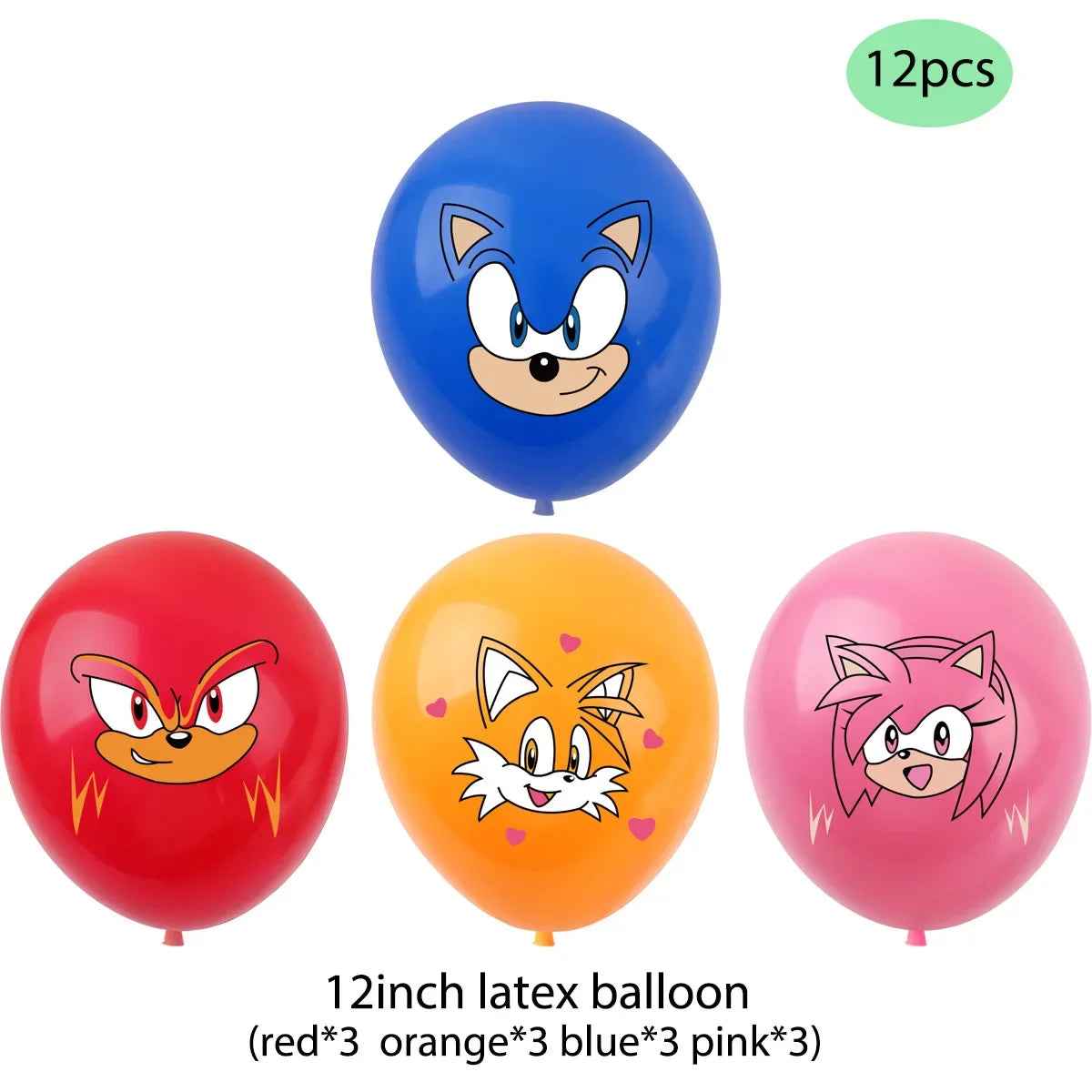 Sonic Birthday Party Supply Decorations