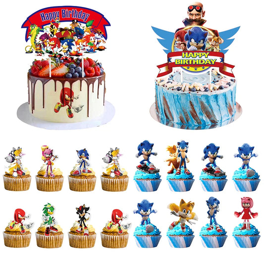 Sonic the Hedgehog Cake Topper