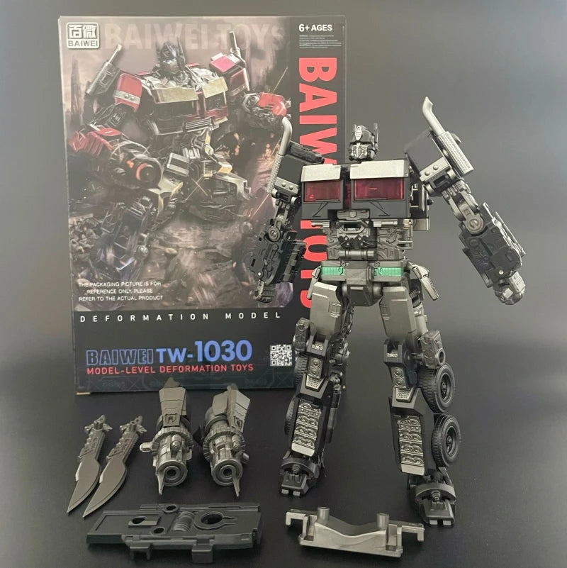 IN STOCK NEW BAIWEI 18CM Cool Transformation Toys Movie Action Figure Anime Robot Car Model KO SS01 T7 TW-1031 Kids Boy TW1032