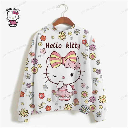 HELLO KITTY  Oversized Hoodie For Women.