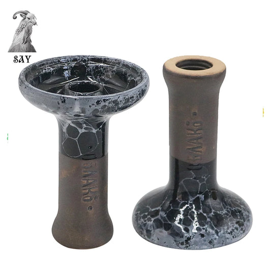 SY 1PC Hookah Single Hole Tobacco Bowl Ceramic Shisha For Smoking Accessories Nargile Chicha Sheesha Vattenpipa Cachimba Tools