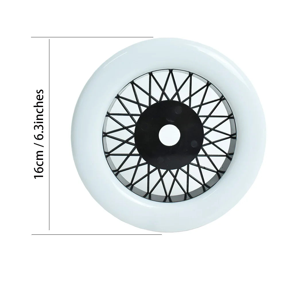 JUSES' SMOKESHOP Newest Wheel Shape Colour LED Hookah Light Display Shisha Ring Light with Remote Control Hookah Accessories