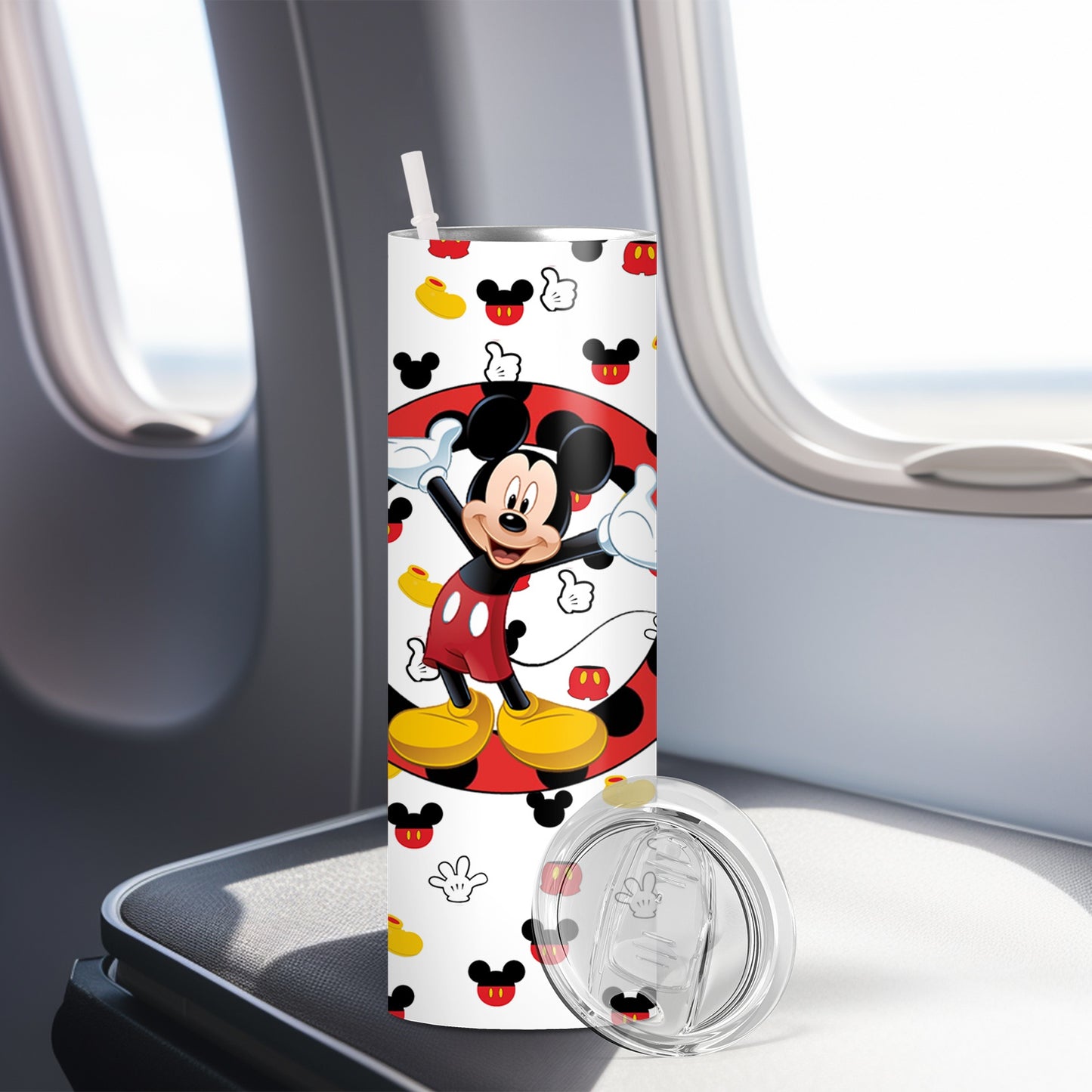 Disney 20oz Stainless Steel Tumbler with Straw, Insulated Water Bottle Featuring Cartoon Characters, BPS Free, Hand Wash Only, Ideal for Home, Office, and Travel Use - Perfect for Christmas and Thanksgiving Gifts