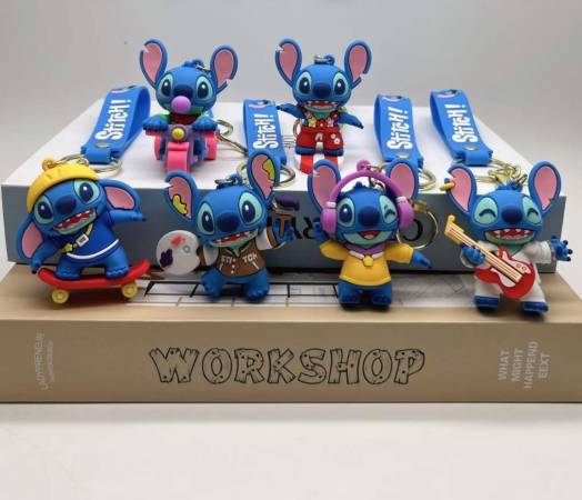 Stitch Collectible Keychain Figurines: Fun, Mischief, and Disney Magic in Your Pocket!