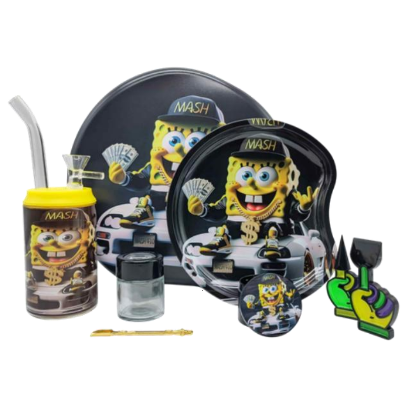 SPONGE BOB Juice Bong Kit in EVA Bag:
