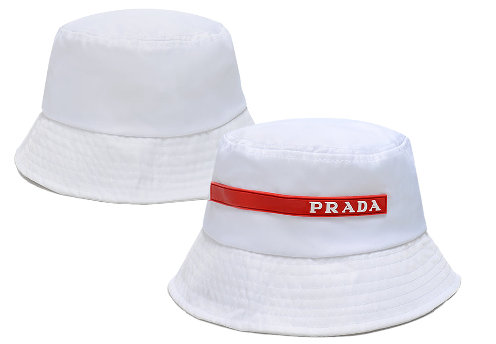 Prada Monochrome Bucket Hat – A Fusion of Style & Luxury