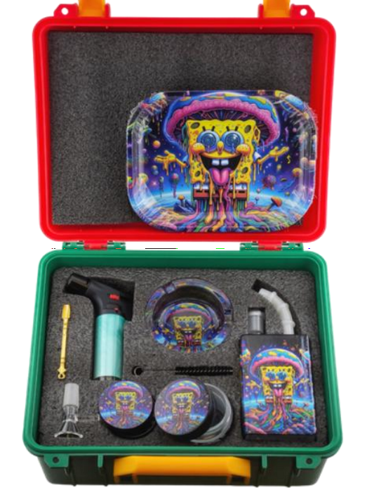 Psychedelic SpongeBob-Themed Smoking Kit