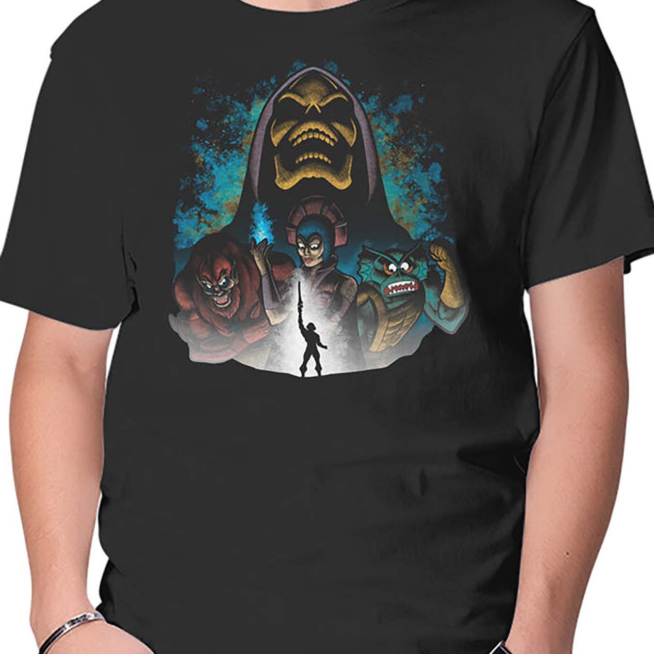 Villains Of Eternia 431408 funny Men’s Short Sleeve Graphic T-shirt Collection black TFY
