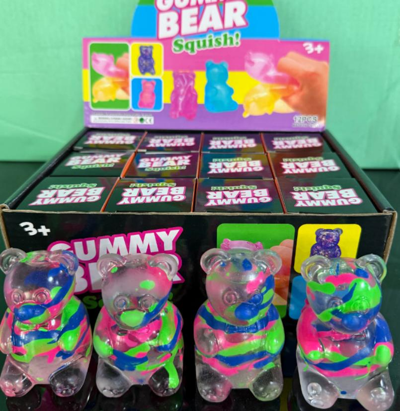 Gummy Bear Squish Toy – Colorful Sensory Squeeze Fidget (Ages 3+)