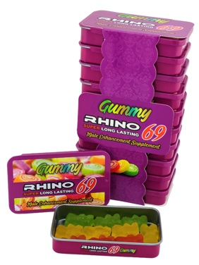 MALE ENHANCEMENT GUMMY TINS