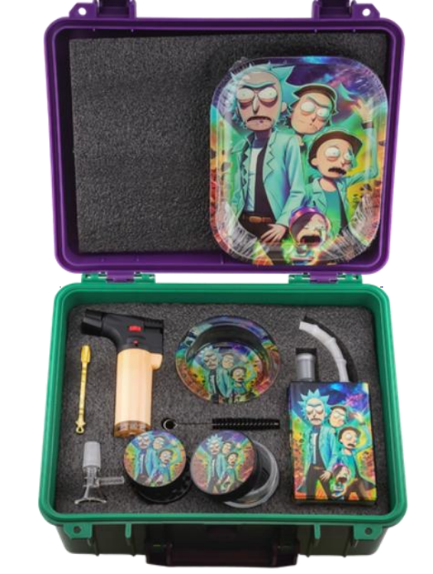 Rick and Morty-Themed Smoking Accessories Kit: