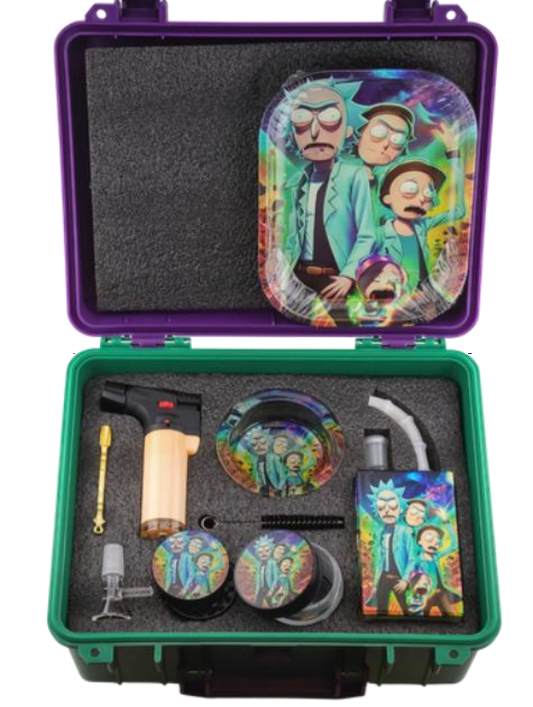 Rick and Morty-Themed Smoking Accessories Kit: