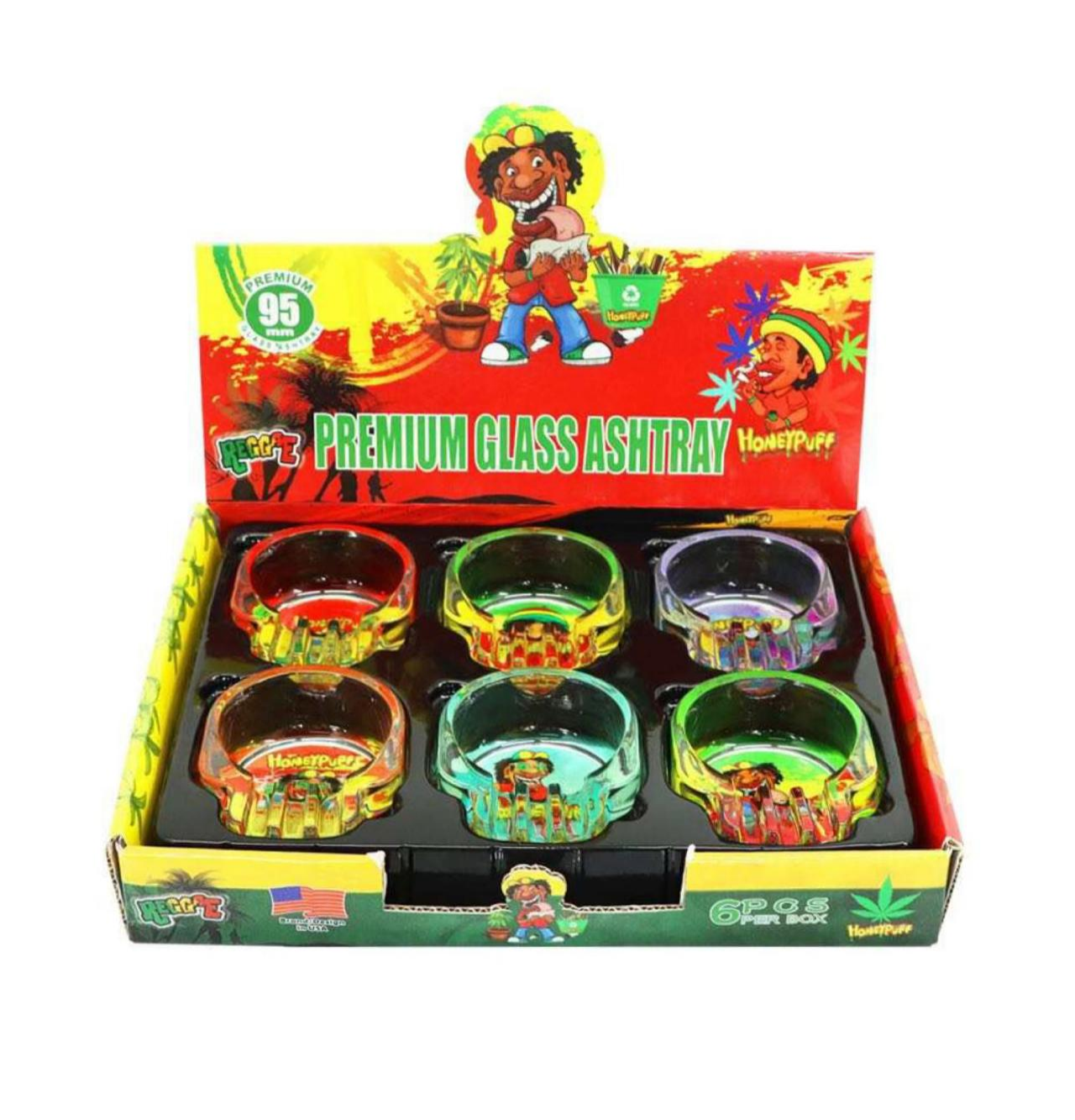 CRYSTAL SKULL Bob Marley-Themed Ashtray Collection