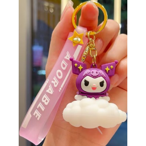 Whether unlocking doors in the dark or simply showing off your love for Hello Kitty, this keychain is the perfect companion.