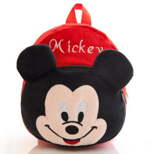 Mickey Mouse Plush Character Backpack – Kids' Cartoon Mini Bag