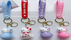 Hello Kitty coffee  Keychains, perfect for fans of the beloved character!