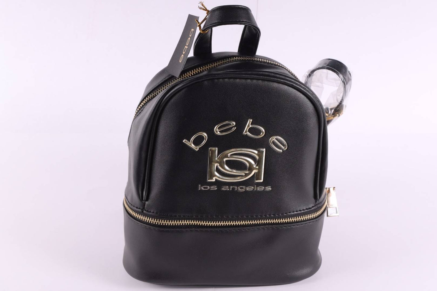Bebe  KAYLA SMALL BACKPACK BLK/BLUSH